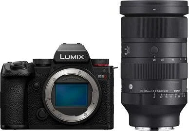 Panasonic Lumix DC-S5 II mit Objektiv – 24,2 MP Vollformatkamera mit 6K Video & KI-Autofokus