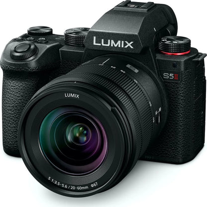 Panasonic Lumix DC-S5 II mit Objektiv – 24,2 MP Vollformatkamera mit 6K Video & KI-Autofokus